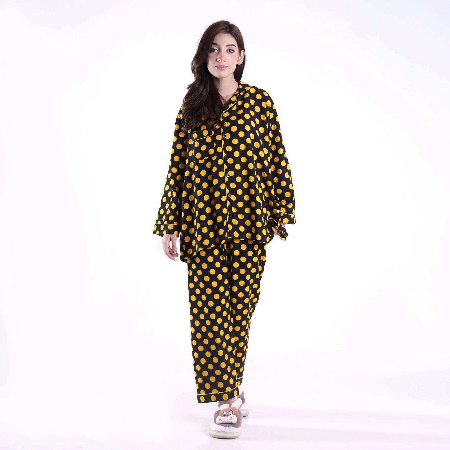YELLOW BUBBLES PJ SET