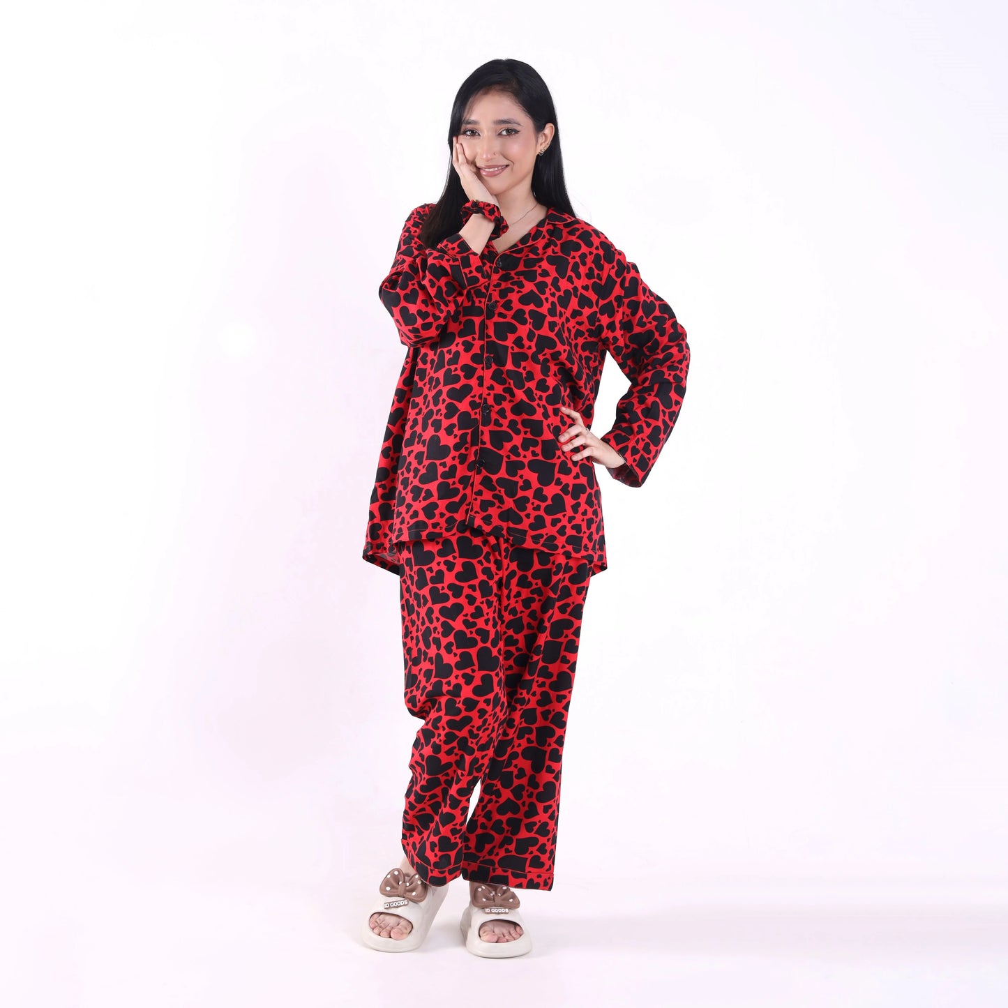 DARK HEARTS PJ SET