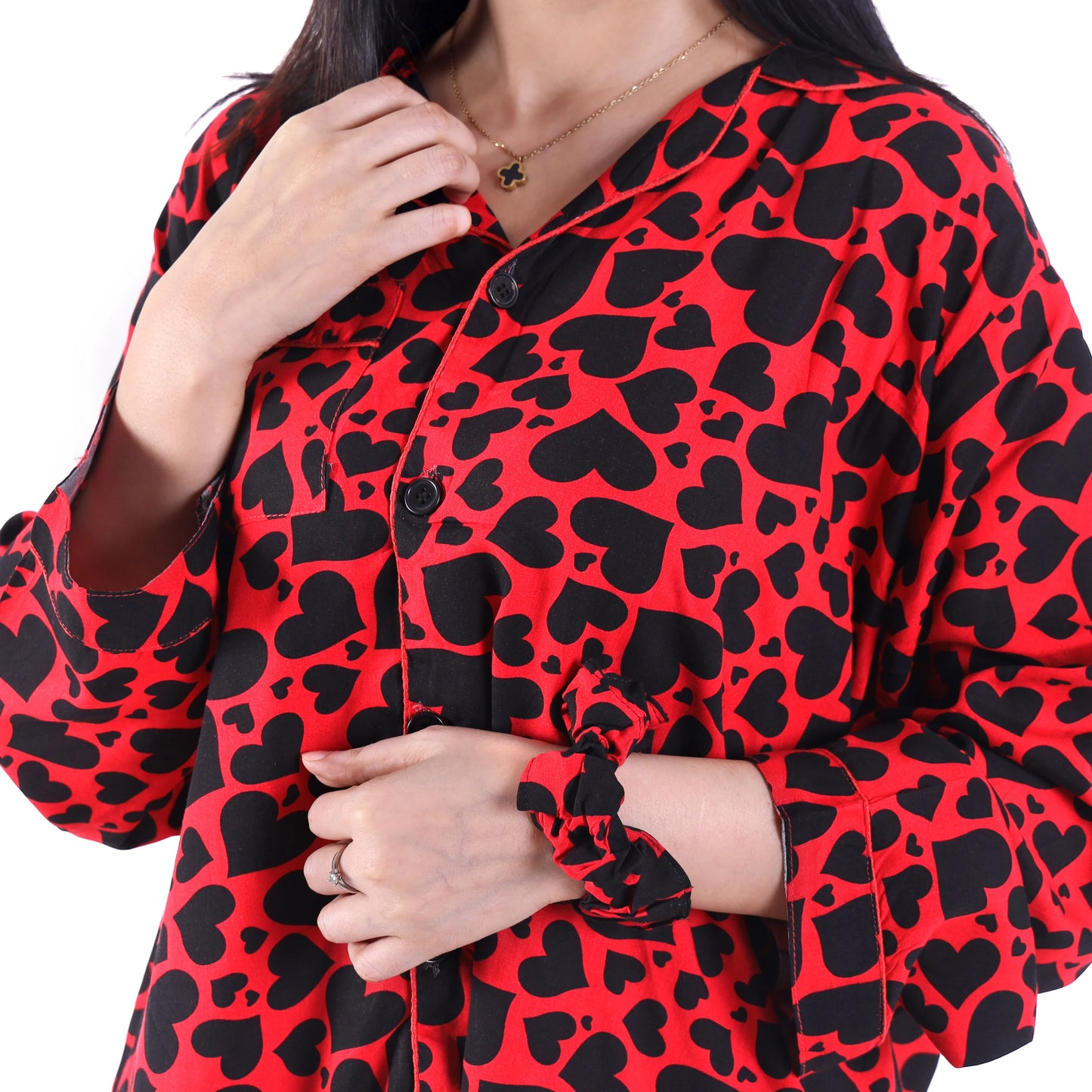DARK HEARTS PJ SET