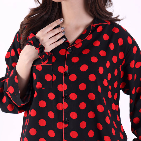 CUTE POLKA PJ SET
