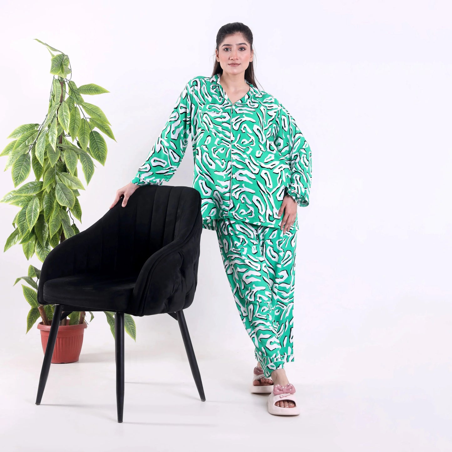 ZIGGY GREEN PJ SET
