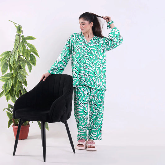 ZIGGY GREEN PJ SET