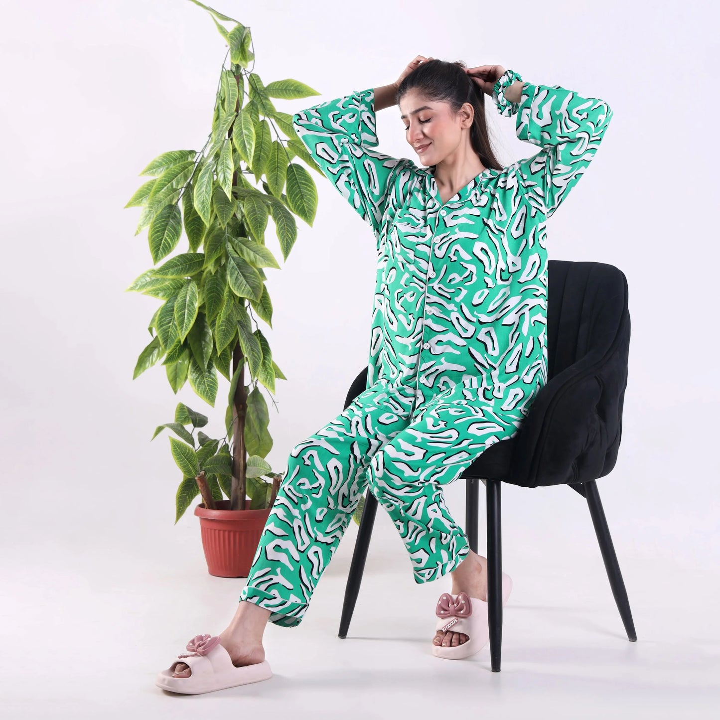 ZIGGY GREEN PJ SET