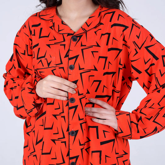 ORANGE SHARP PJ SET