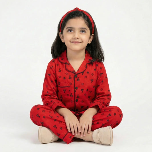 RED INFINITY KIDS PJ SET