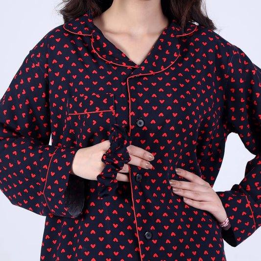 RED PRETTY PJ SET