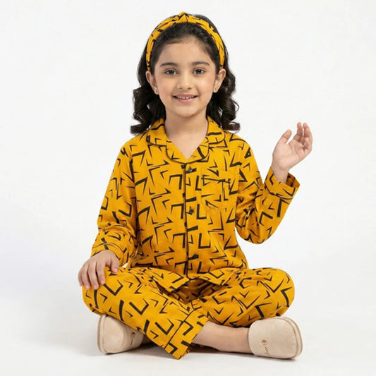 YELLOW SHARP KIDS PJ SET