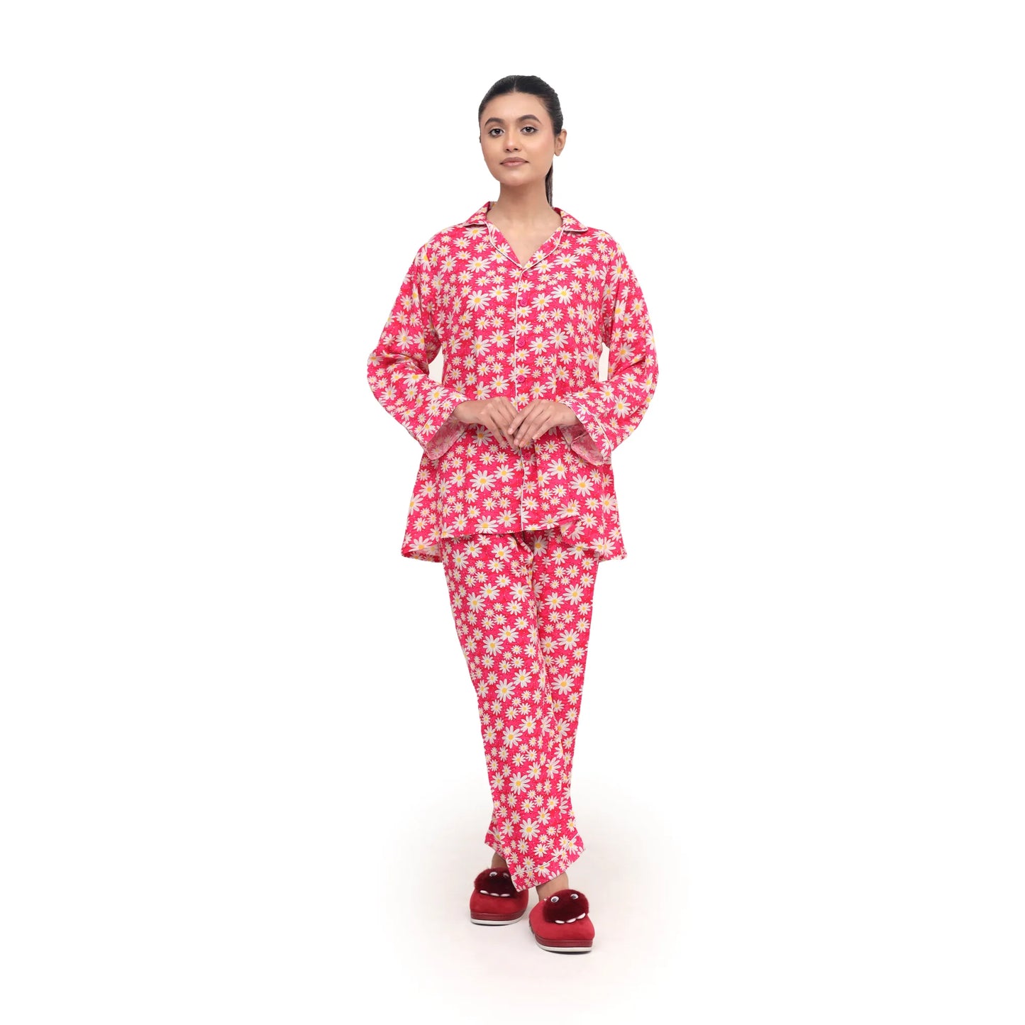 FLORAL PINK PJ SET