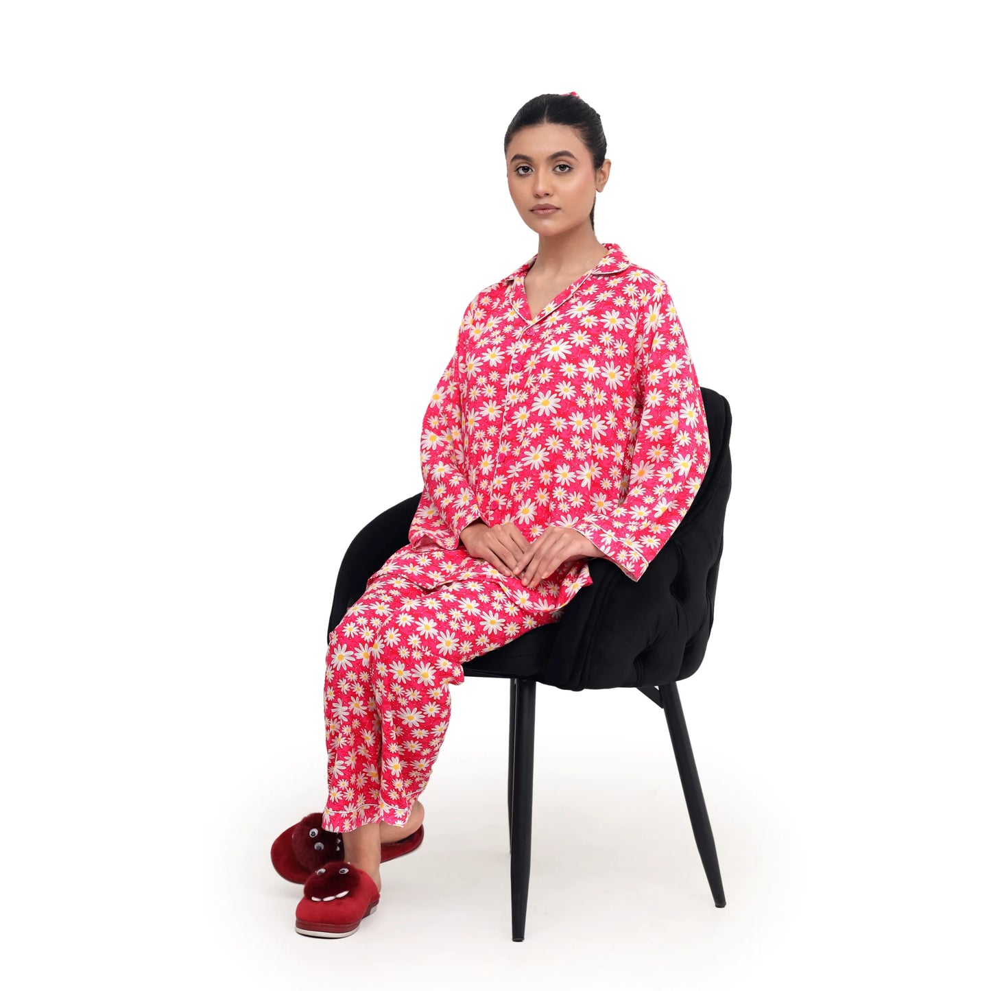 FLORAL PINK PJ SET