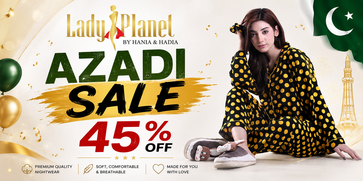 AZADI SALE 45% OFF