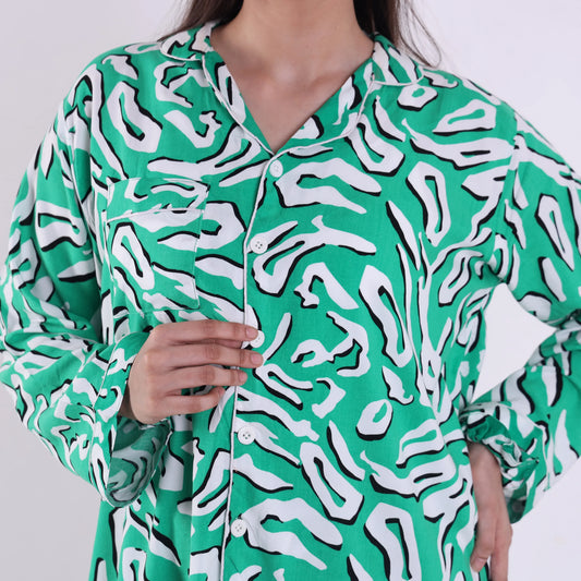 ZIGGY GREEN PJ SET