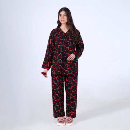 BLACK SHARP PJ SET