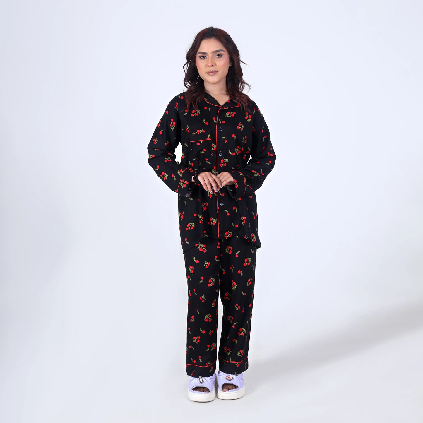 BLACK TULIPS PJ SET