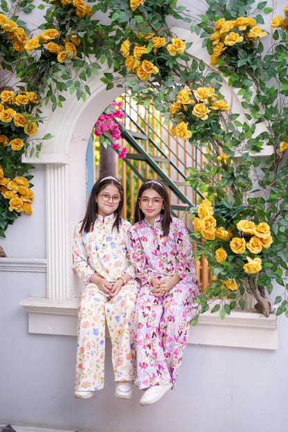 FLORA BUTTERFLIES KIDS CO-ORD SET