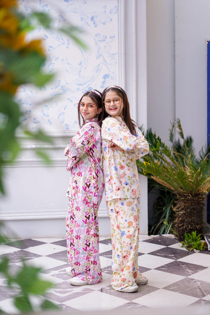 FLORA BUTTERFLIES KIDS CO-ORD SET