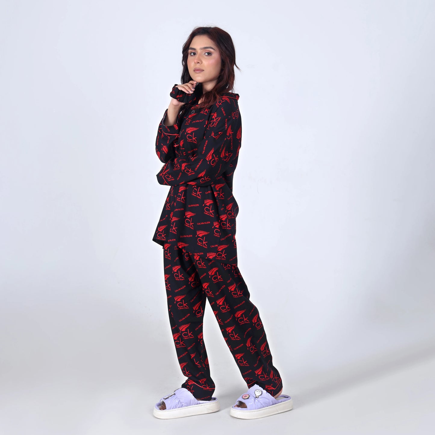 CALVIN BLACK PJ SET