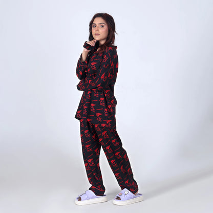 CALVIN BLACK PJ SET
