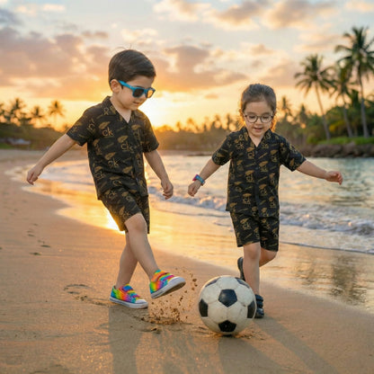 CALVIN GOLD KIDS CASUAL SET