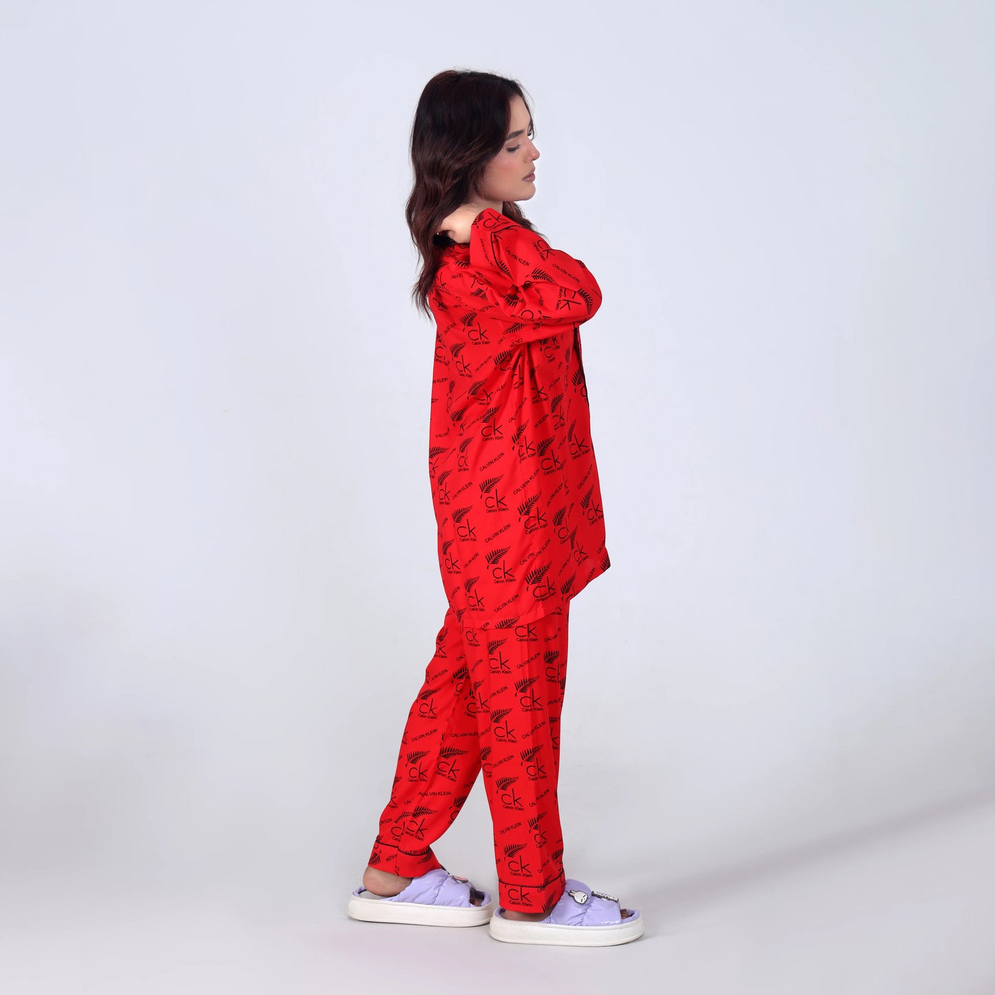CALVIN RED PJ SET
