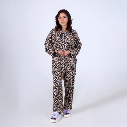 CHEETAH QUEEN PJ SET