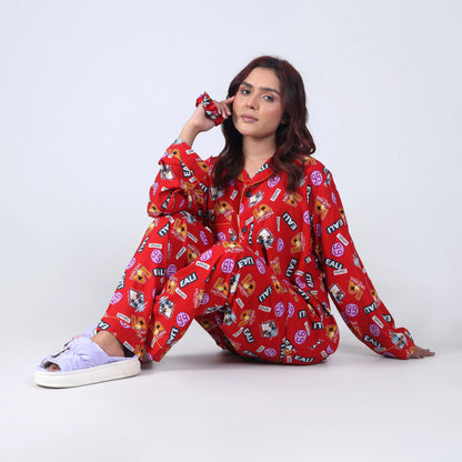 CRIMSON COAST PJ SET