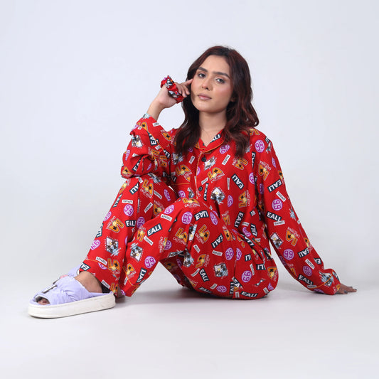 CRIMSON COAST PJ SET