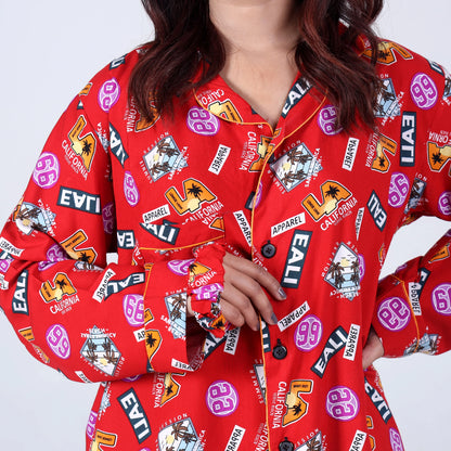 CRIMSON COAST PJ SET