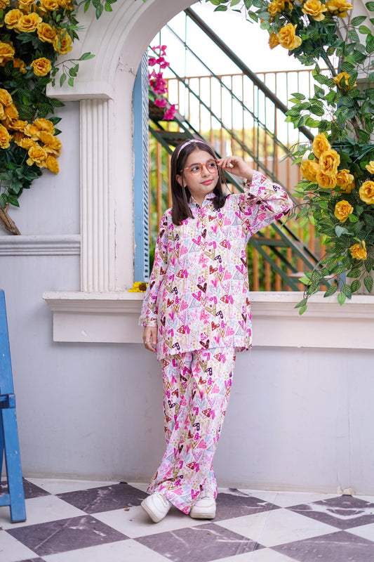 HEARTS GALAXY KIDS CO-ORD SET