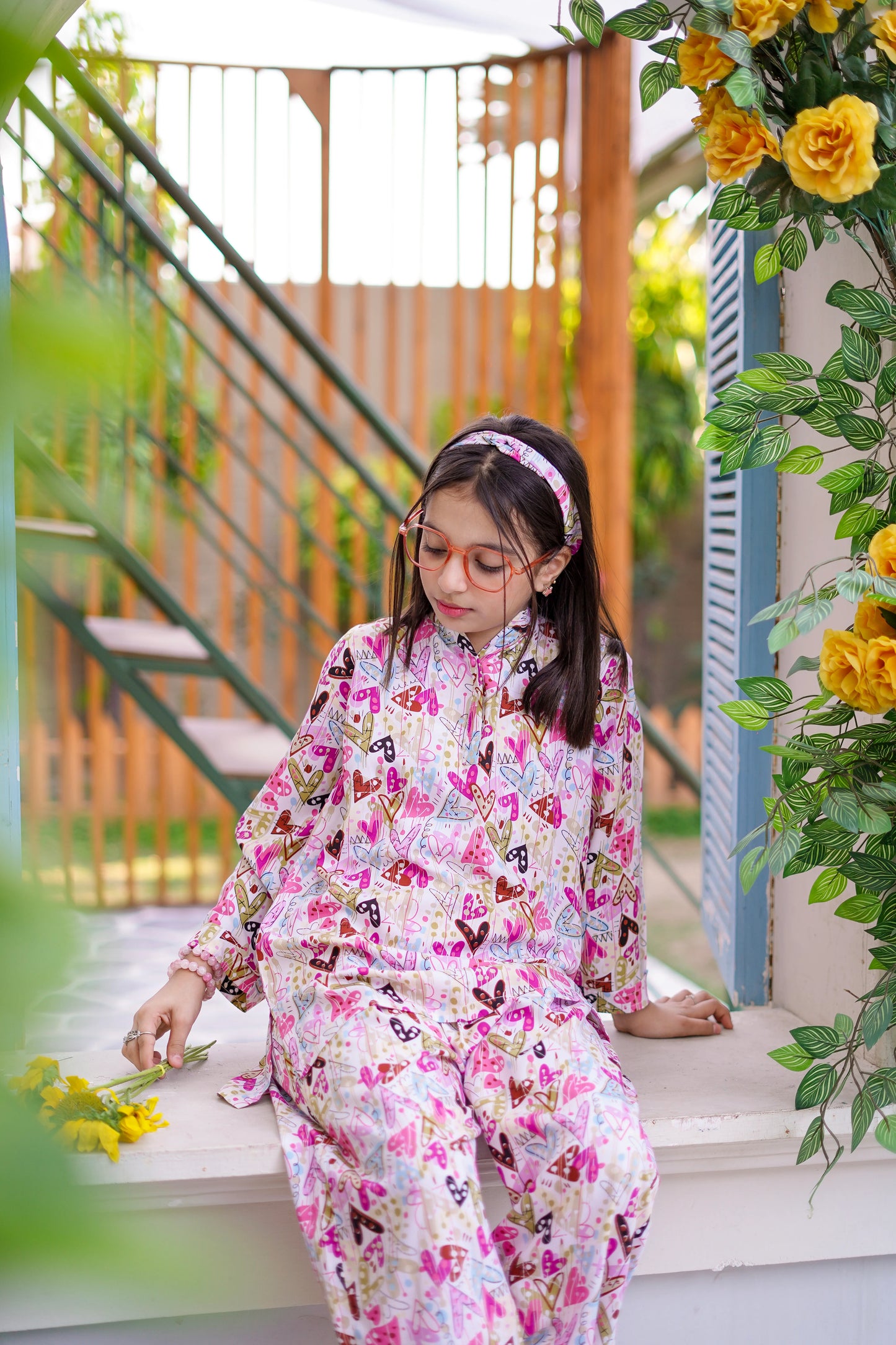HEARTS GALAXY KIDS CO-ORD SET