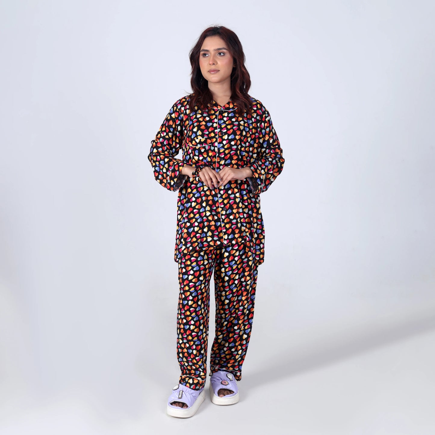 MULTI HEARTS PJ SET