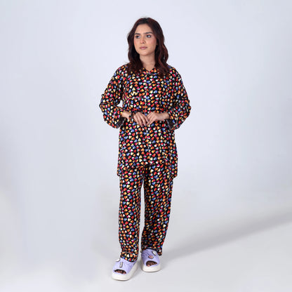 MULTI HEARTS PJ SET
