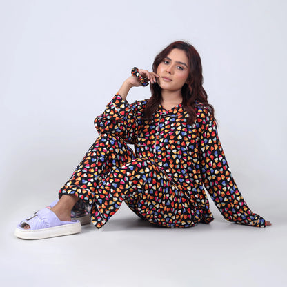 MULTI HEARTS PJ SET