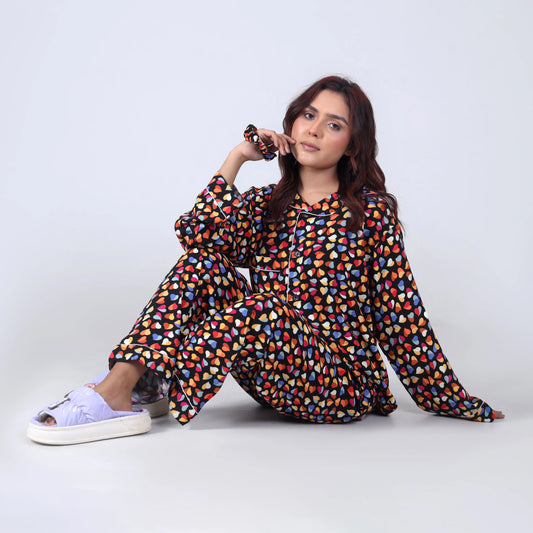 MULTI HEARTS PJ SET