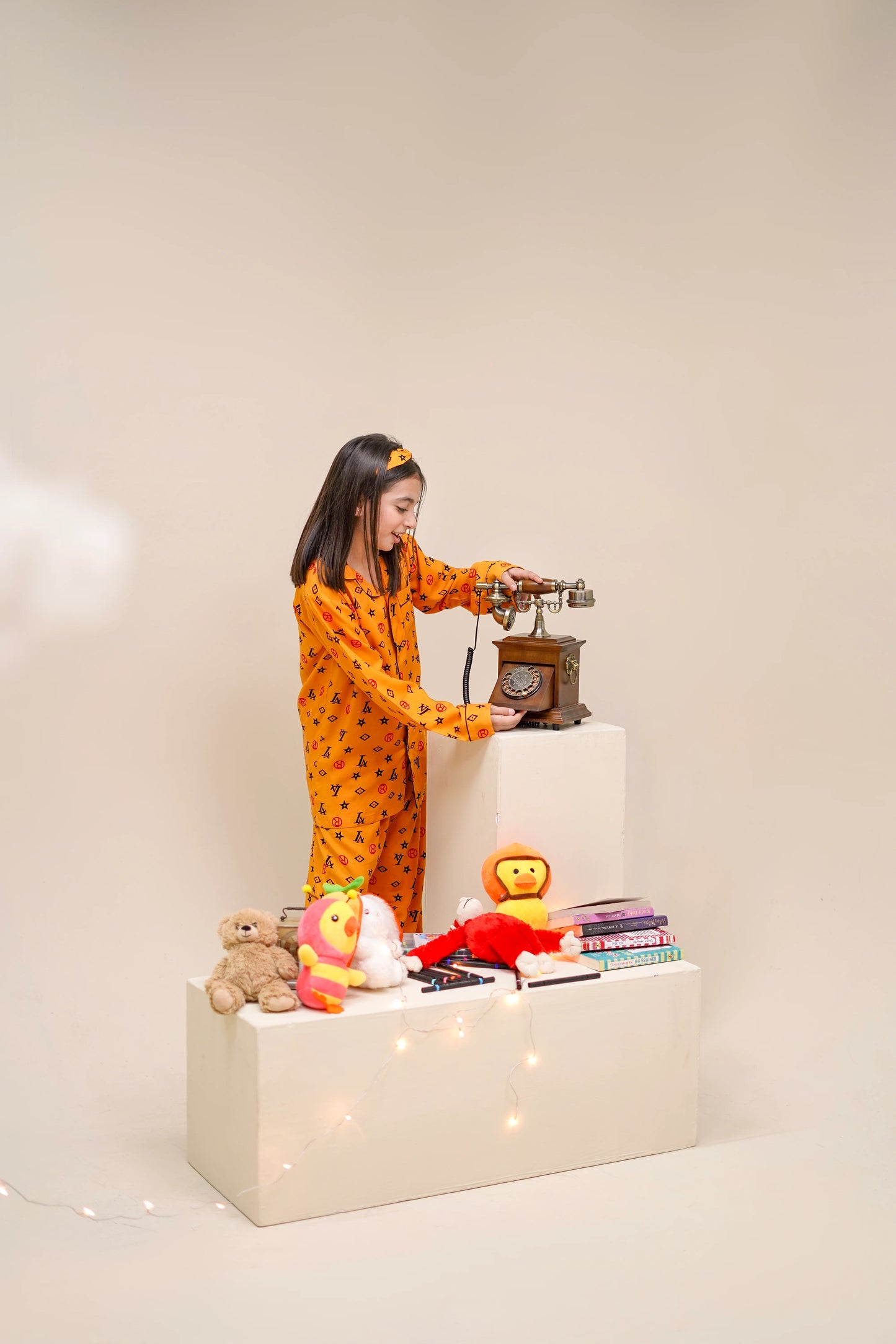 MUSTARD INFINITY KIDS PJ SET