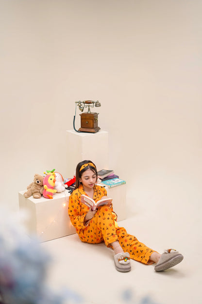 MUSTARD INFINITY KIDS PJ SET