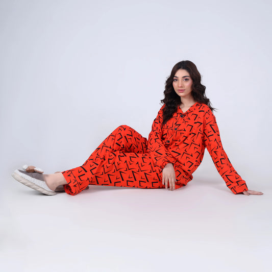ORANGE SHARP PJ SET