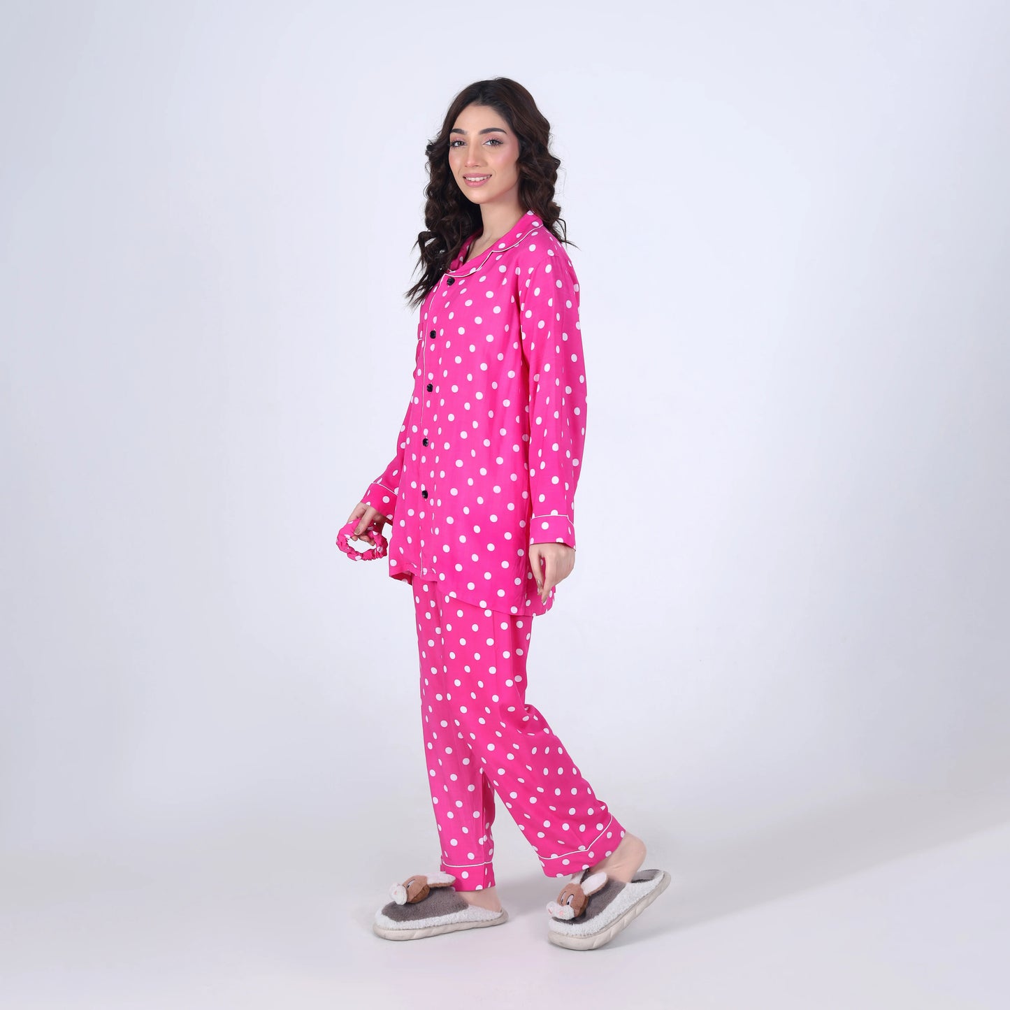 PINK POLKA PJ SET