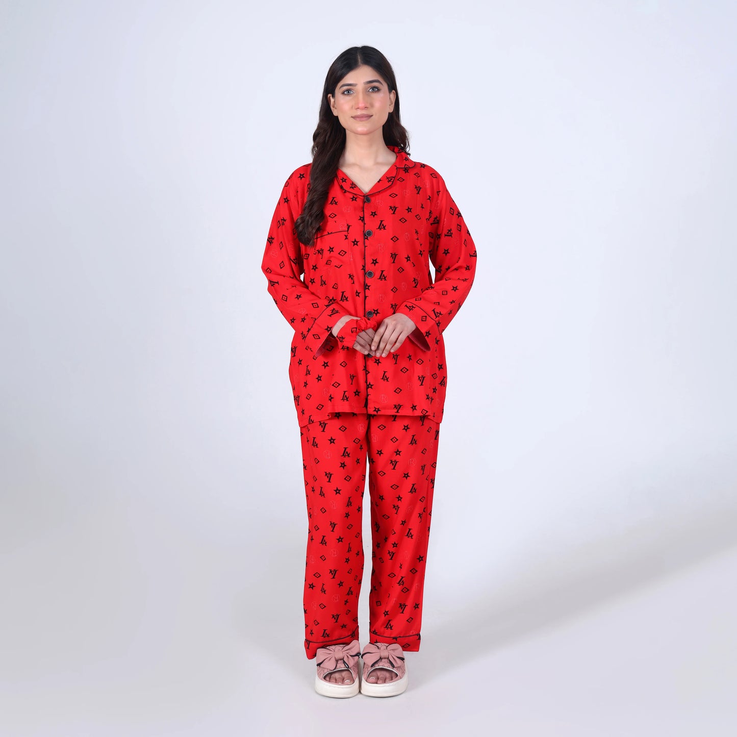 RED INFINITY PJ SET