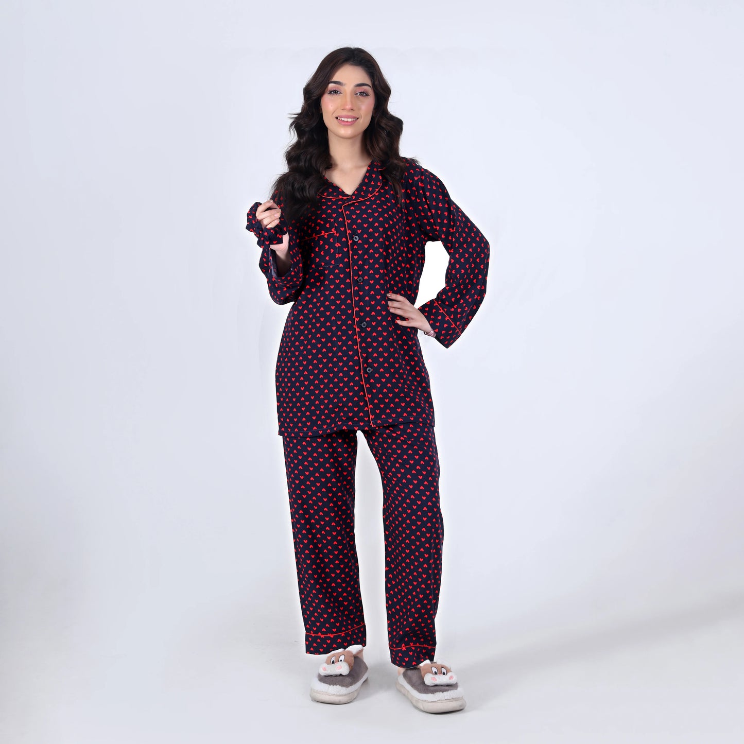 RED PRETTY PJ SET