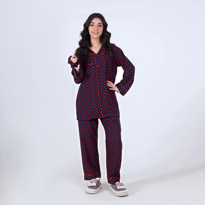 RED PRETTY PJ SET