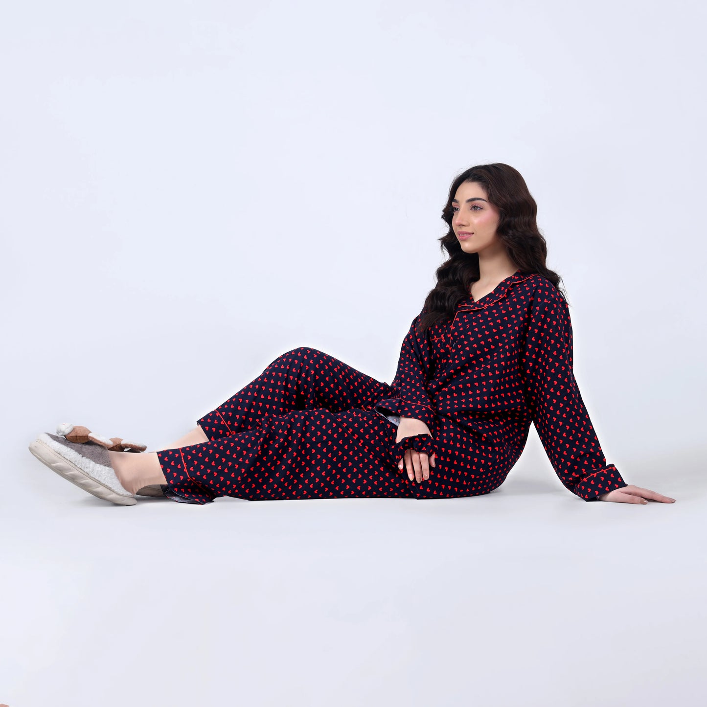 RED PRETTY PJ SET