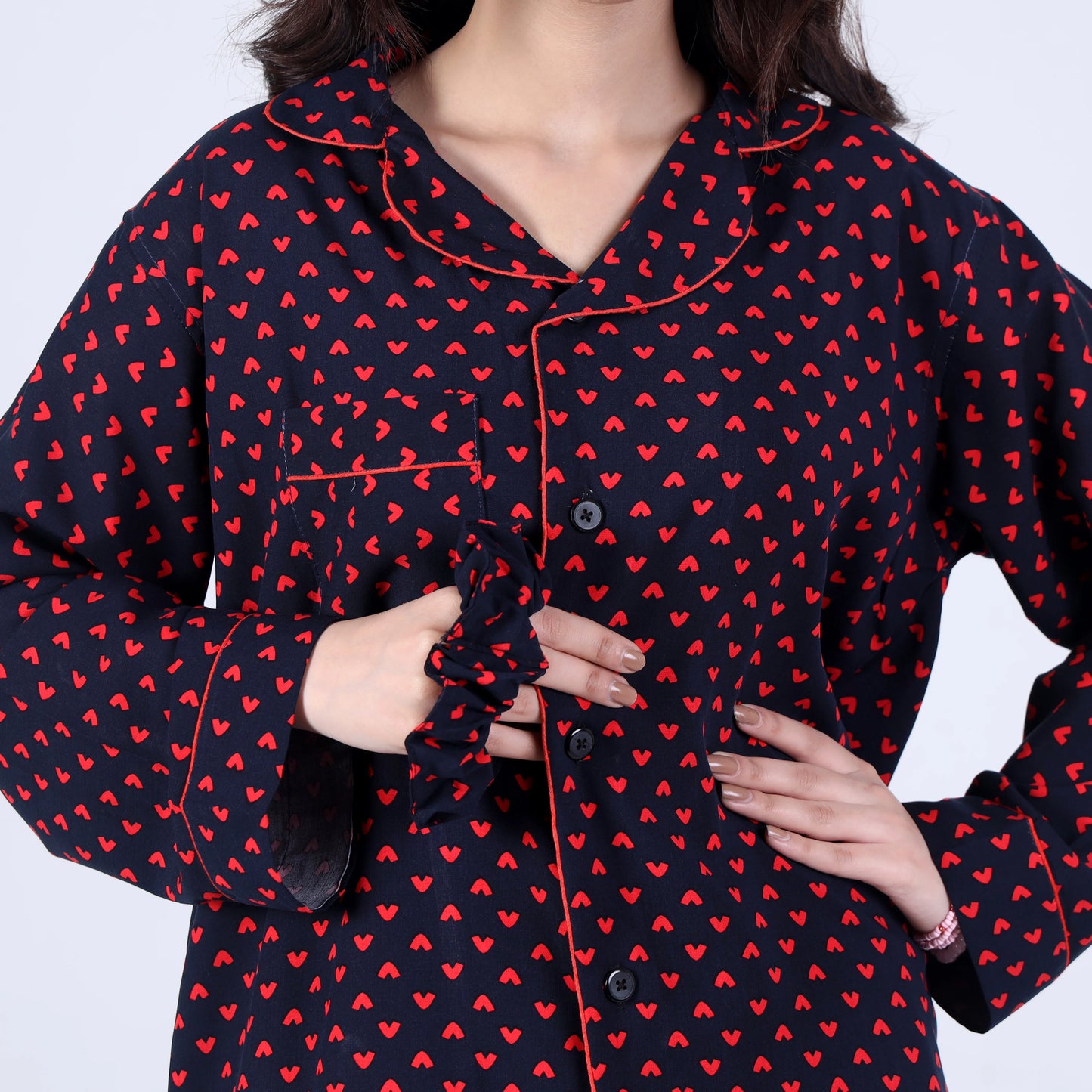 RED PRETTY PJ SET