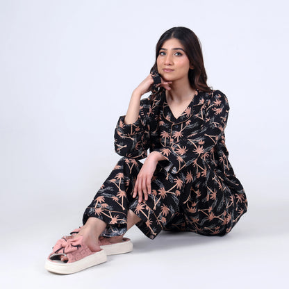 TROPICAL BEIGE PJ SET