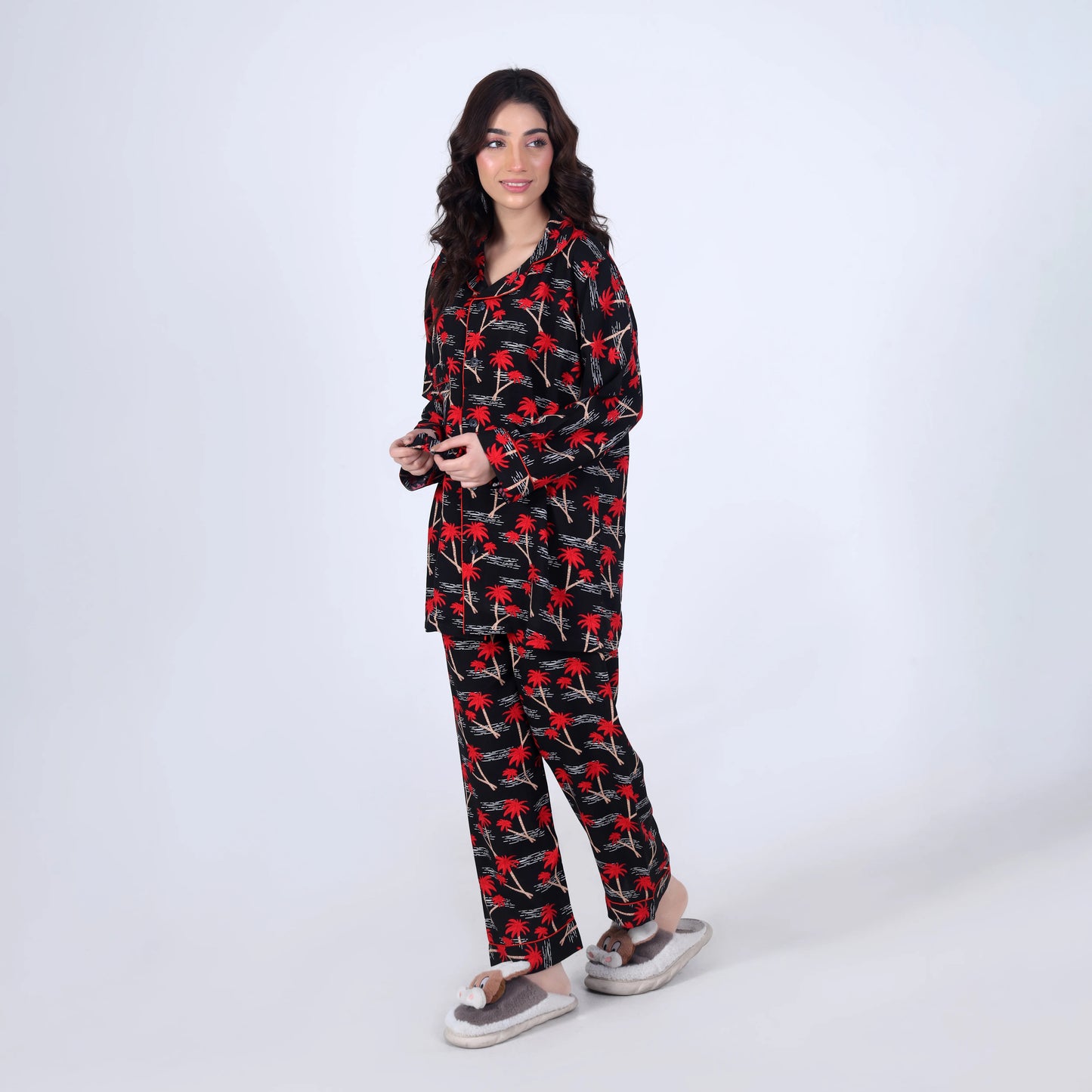 TROPICAL RED PJ SET
